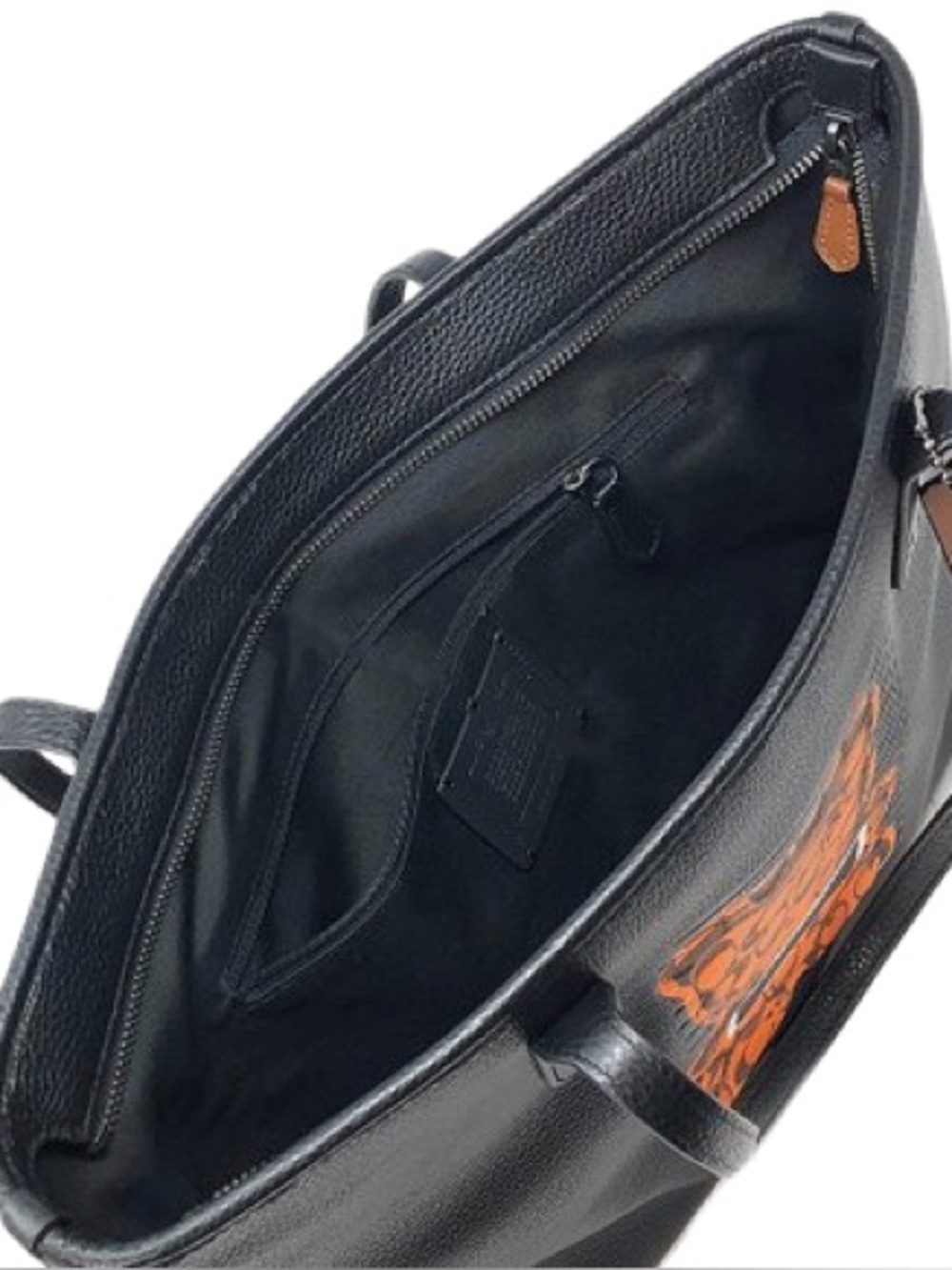 Coach Black City Zip Tote With Vandal Gummy Bear (Style F78203) Limited Edition - Picture 2 of 16